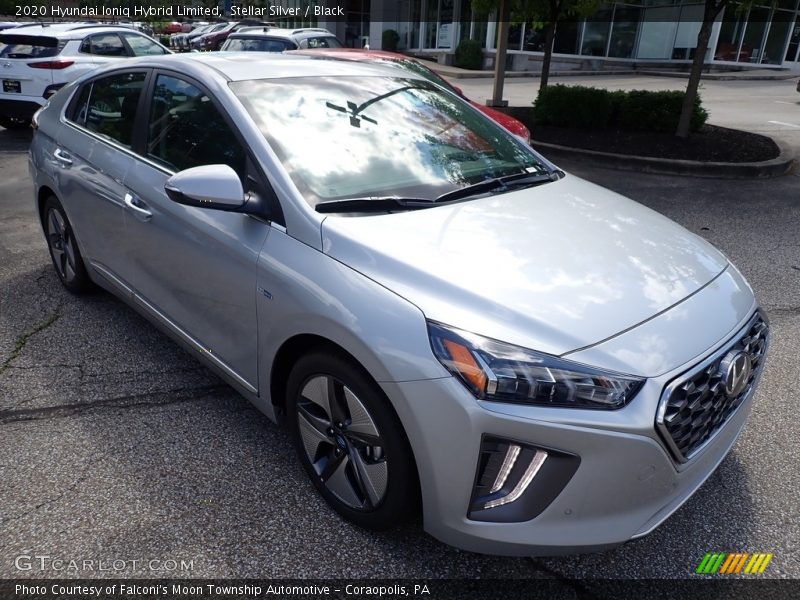 Stellar Silver / Black 2020 Hyundai Ioniq Hybrid Limited