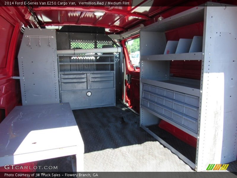 Vermillion Red / Medium Flint 2014 Ford E-Series Van E250 Cargo Van