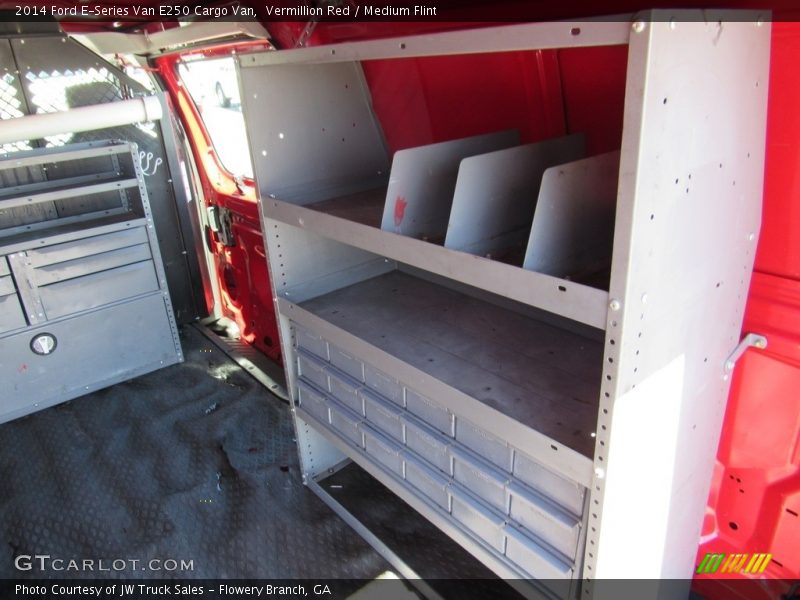 Vermillion Red / Medium Flint 2014 Ford E-Series Van E250 Cargo Van