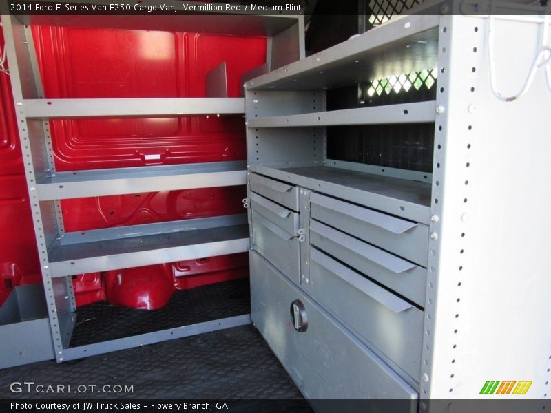 Vermillion Red / Medium Flint 2014 Ford E-Series Van E250 Cargo Van