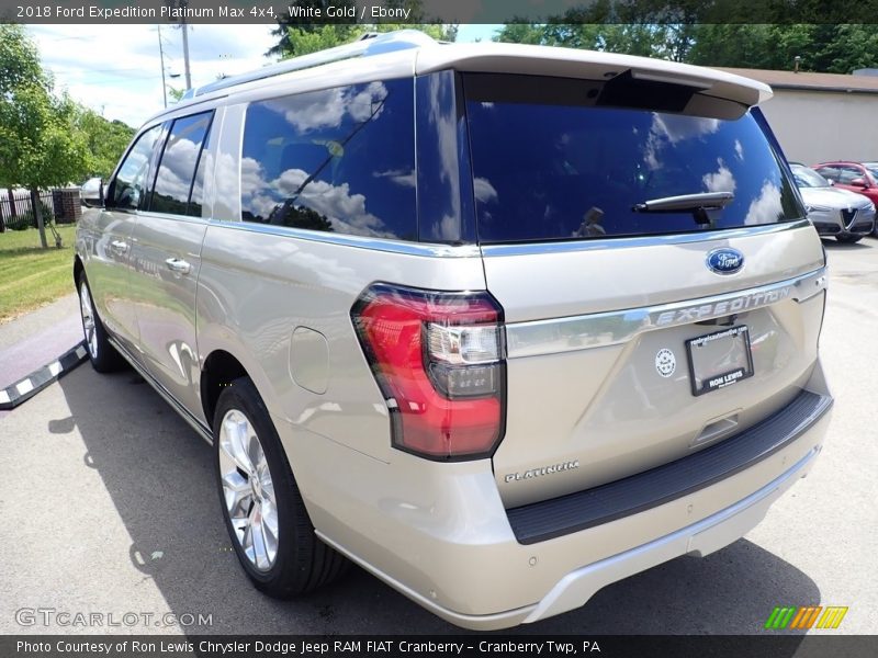 White Gold / Ebony 2018 Ford Expedition Platinum Max 4x4