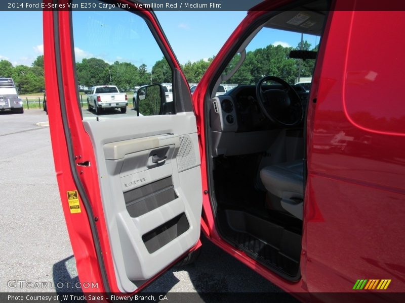 Vermillion Red / Medium Flint 2014 Ford E-Series Van E250 Cargo Van