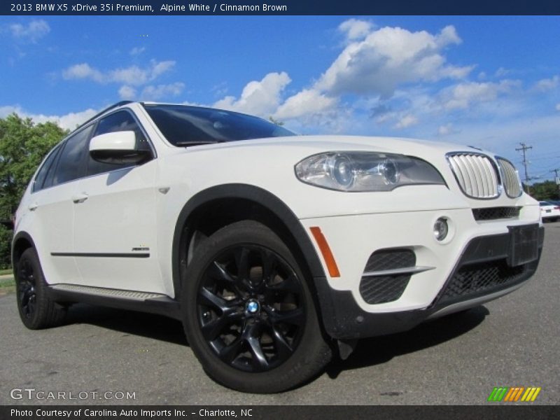 Alpine White / Cinnamon Brown 2013 BMW X5 xDrive 35i Premium