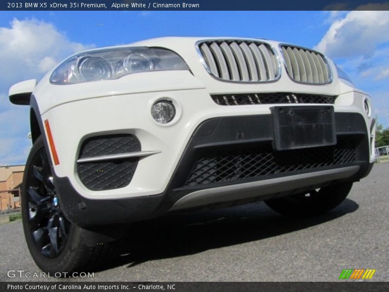Alpine White / Cinnamon Brown 2013 BMW X5 xDrive 35i Premium