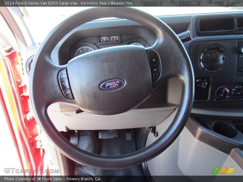 Vermillion Red / Medium Flint 2014 Ford E-Series Van E250 Cargo Van
