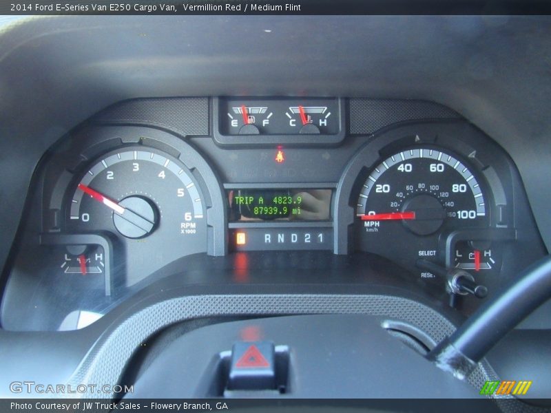 Vermillion Red / Medium Flint 2014 Ford E-Series Van E250 Cargo Van