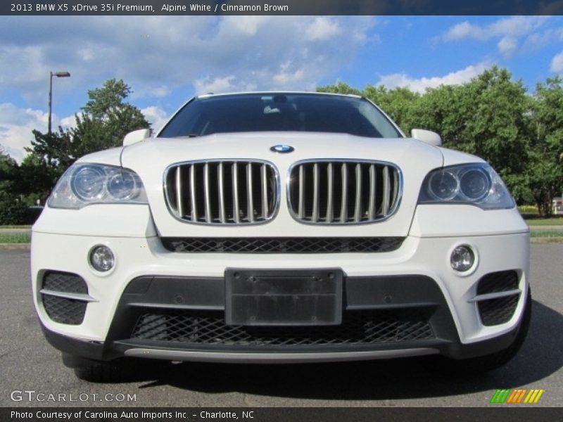Alpine White / Cinnamon Brown 2013 BMW X5 xDrive 35i Premium