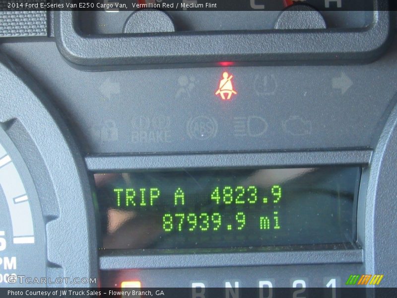 Vermillion Red / Medium Flint 2014 Ford E-Series Van E250 Cargo Van