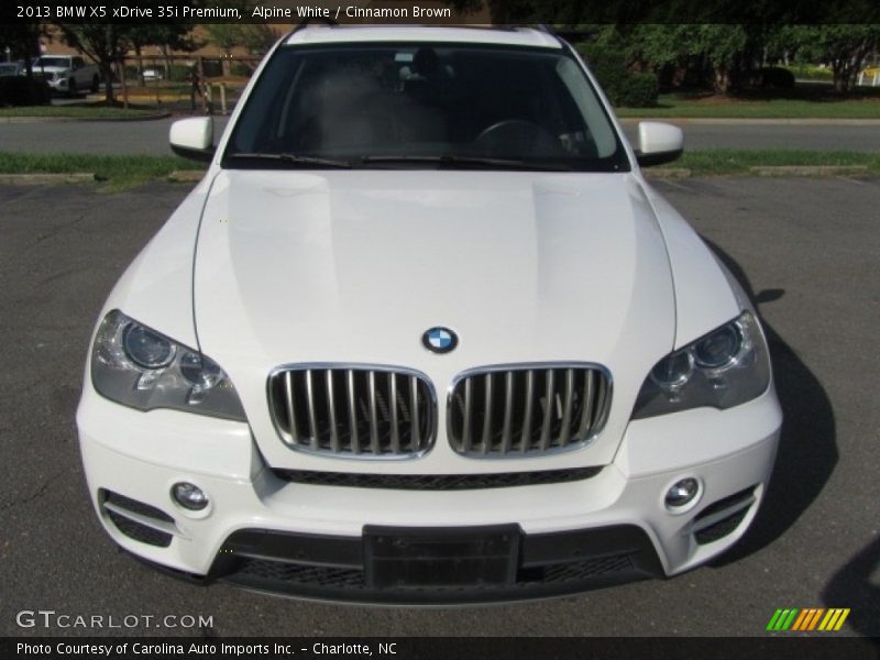 Alpine White / Cinnamon Brown 2013 BMW X5 xDrive 35i Premium