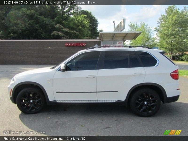 Alpine White / Cinnamon Brown 2013 BMW X5 xDrive 35i Premium