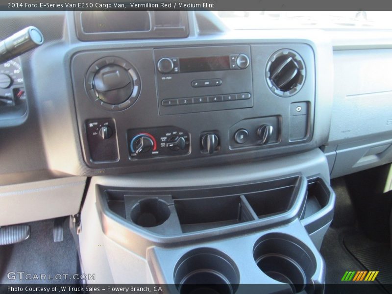 Vermillion Red / Medium Flint 2014 Ford E-Series Van E250 Cargo Van