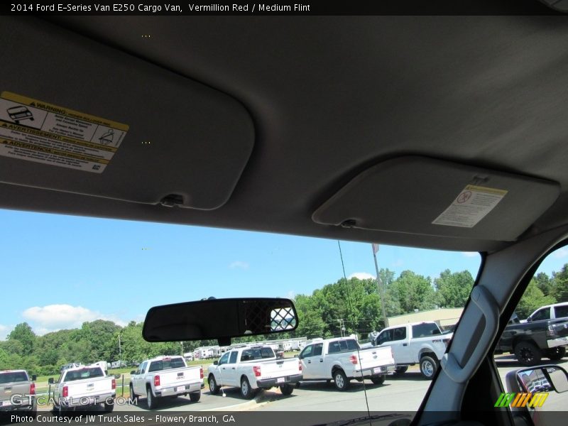 Vermillion Red / Medium Flint 2014 Ford E-Series Van E250 Cargo Van