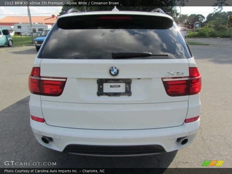 Alpine White / Cinnamon Brown 2013 BMW X5 xDrive 35i Premium