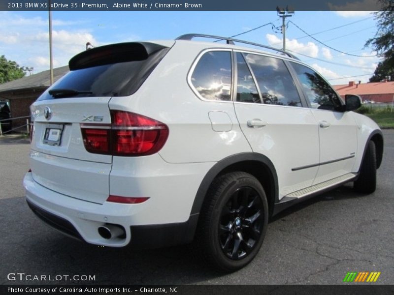 Alpine White / Cinnamon Brown 2013 BMW X5 xDrive 35i Premium