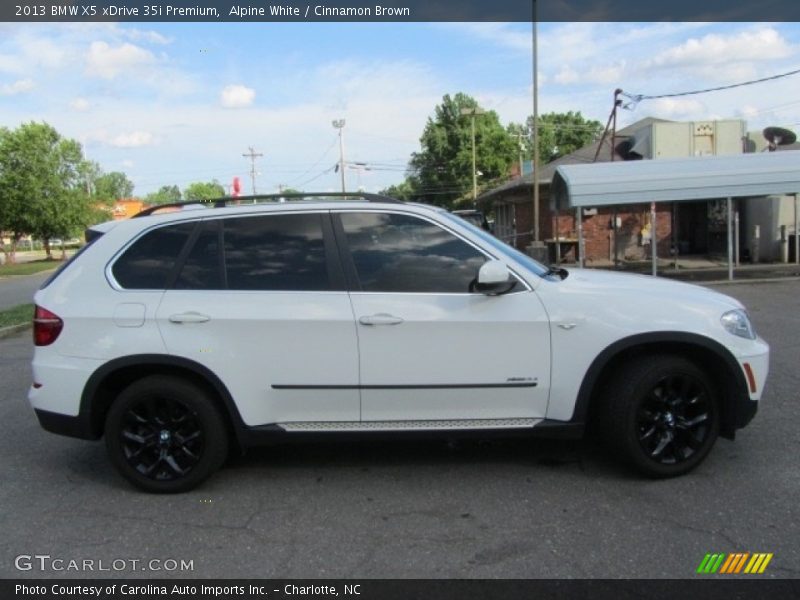 Alpine White / Cinnamon Brown 2013 BMW X5 xDrive 35i Premium