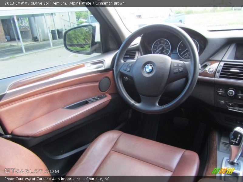 Alpine White / Cinnamon Brown 2013 BMW X5 xDrive 35i Premium