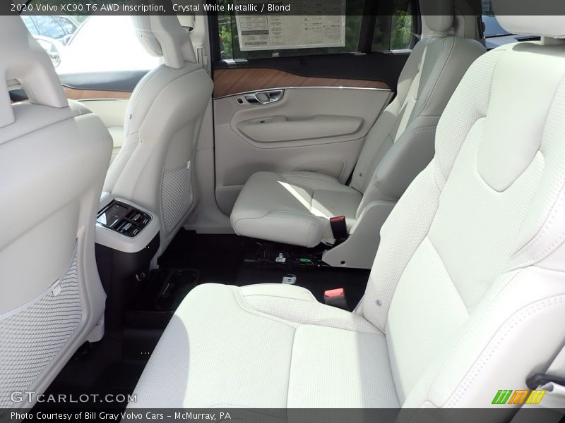 Crystal White Metallic / Blond 2020 Volvo XC90 T6 AWD Inscription