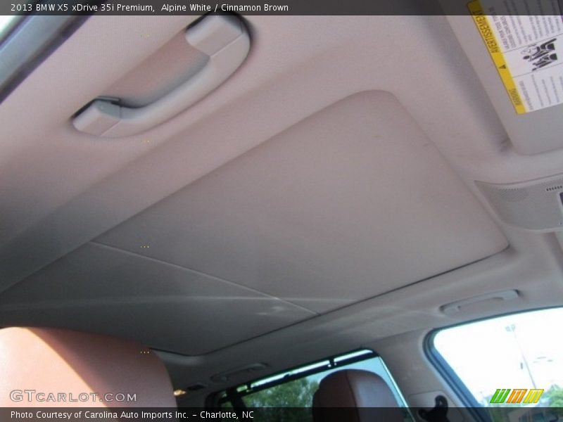 Alpine White / Cinnamon Brown 2013 BMW X5 xDrive 35i Premium