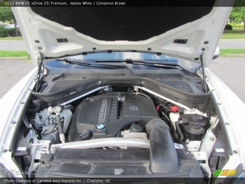 Alpine White / Cinnamon Brown 2013 BMW X5 xDrive 35i Premium