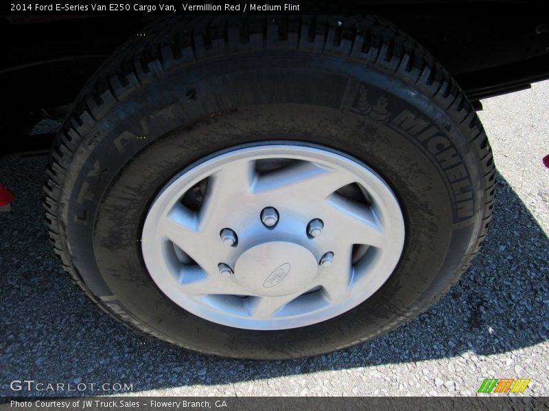 Vermillion Red / Medium Flint 2014 Ford E-Series Van E250 Cargo Van
