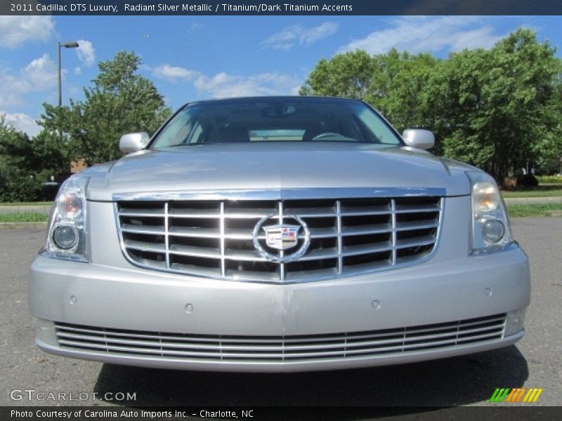 Radiant Silver Metallic / Titanium/Dark Titanium Accents 2011 Cadillac DTS Luxury