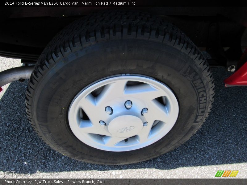 Vermillion Red / Medium Flint 2014 Ford E-Series Van E250 Cargo Van