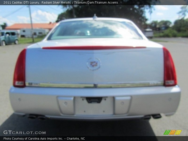 Radiant Silver Metallic / Titanium/Dark Titanium Accents 2011 Cadillac DTS Luxury