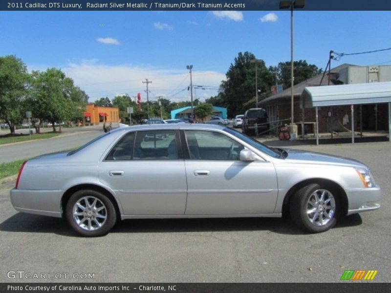 Radiant Silver Metallic / Titanium/Dark Titanium Accents 2011 Cadillac DTS Luxury