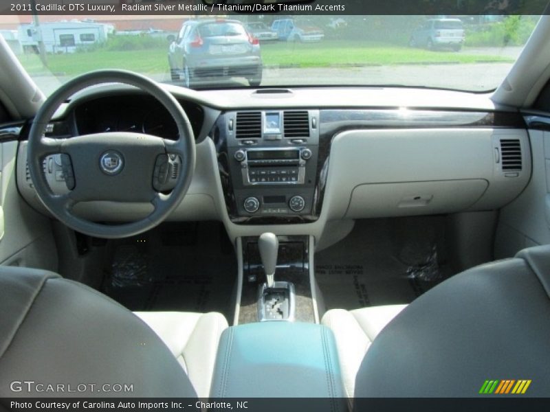 Radiant Silver Metallic / Titanium/Dark Titanium Accents 2011 Cadillac DTS Luxury