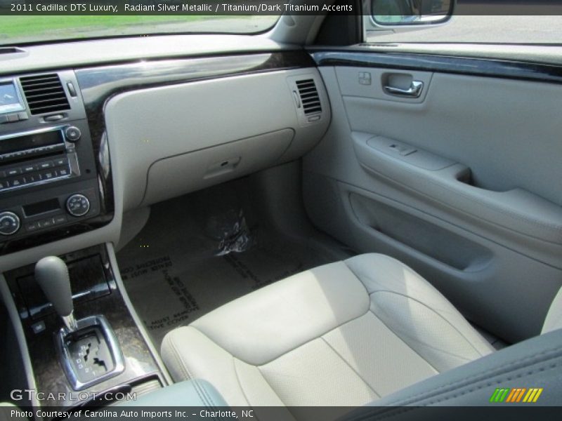 Radiant Silver Metallic / Titanium/Dark Titanium Accents 2011 Cadillac DTS Luxury