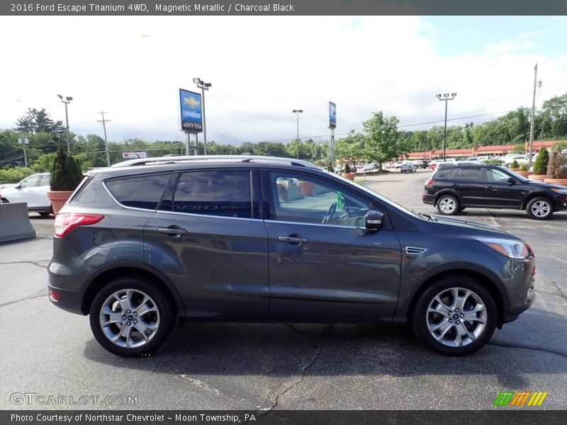 Magnetic Metallic / Charcoal Black 2016 Ford Escape Titanium 4WD