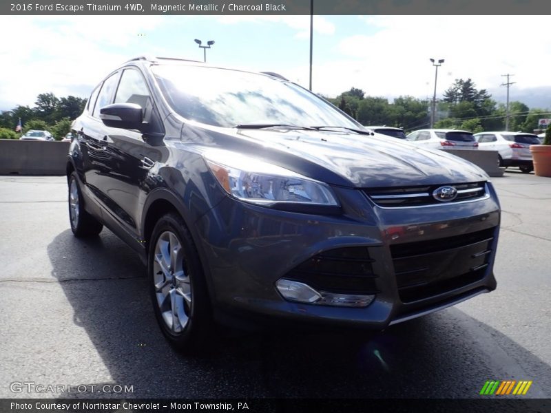 Magnetic Metallic / Charcoal Black 2016 Ford Escape Titanium 4WD