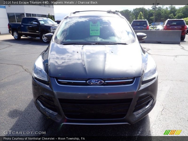 Magnetic Metallic / Charcoal Black 2016 Ford Escape Titanium 4WD