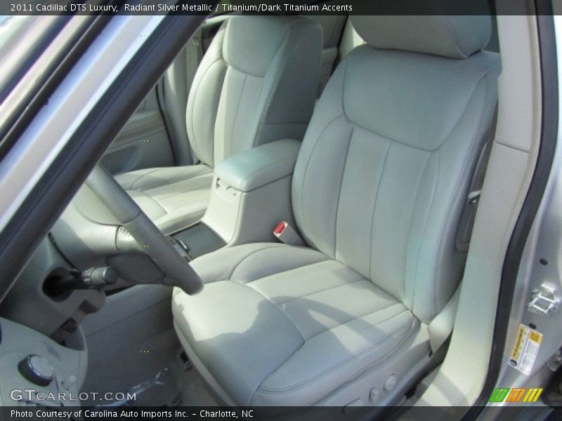 Radiant Silver Metallic / Titanium/Dark Titanium Accents 2011 Cadillac DTS Luxury