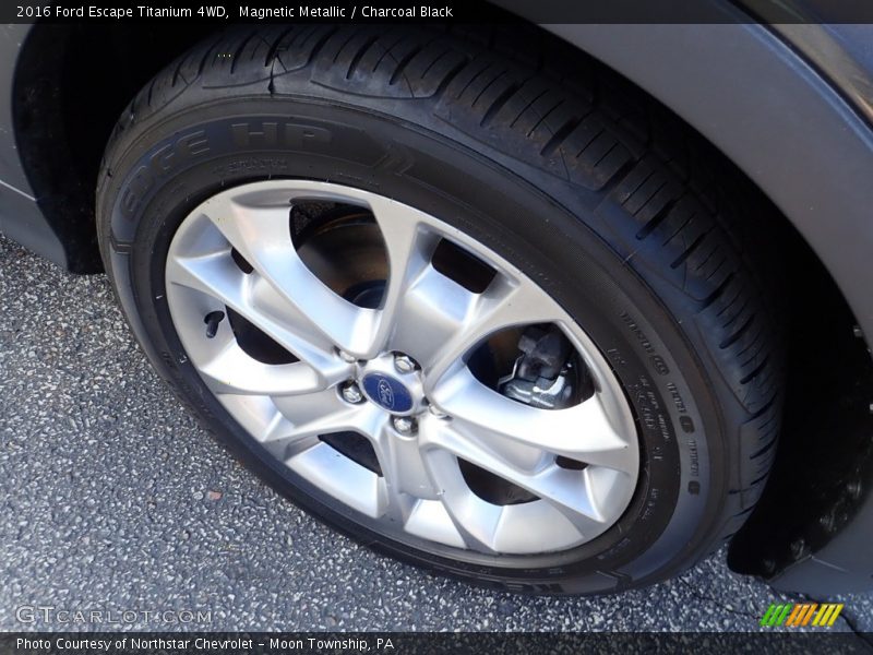 Magnetic Metallic / Charcoal Black 2016 Ford Escape Titanium 4WD