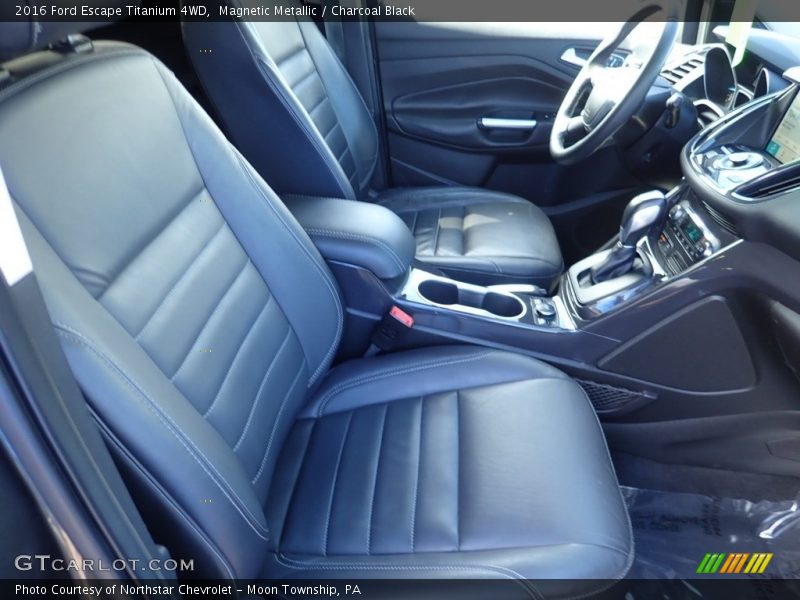 Magnetic Metallic / Charcoal Black 2016 Ford Escape Titanium 4WD