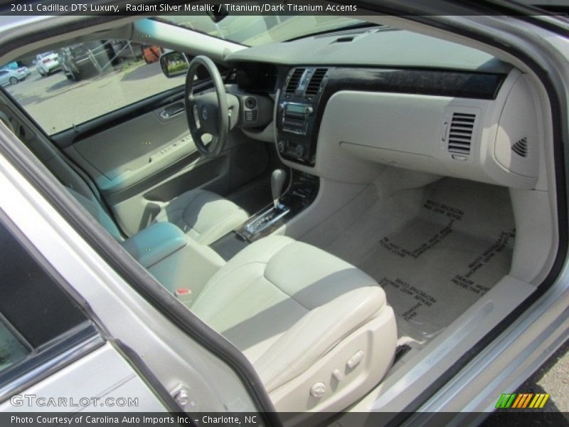 Radiant Silver Metallic / Titanium/Dark Titanium Accents 2011 Cadillac DTS Luxury