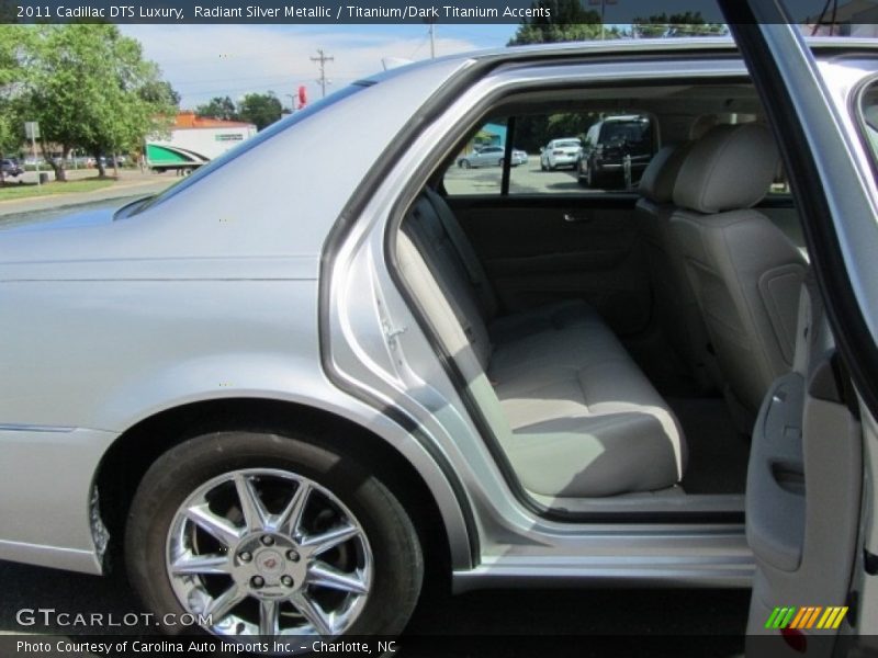 Radiant Silver Metallic / Titanium/Dark Titanium Accents 2011 Cadillac DTS Luxury
