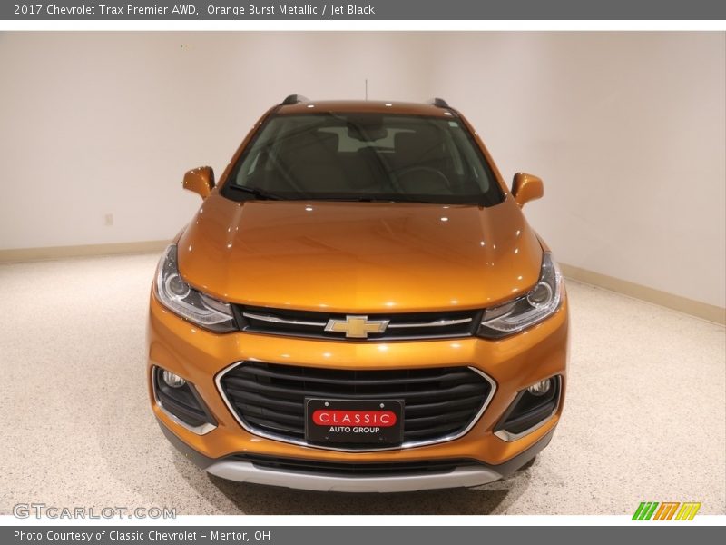 Orange Burst Metallic / Jet Black 2017 Chevrolet Trax Premier AWD