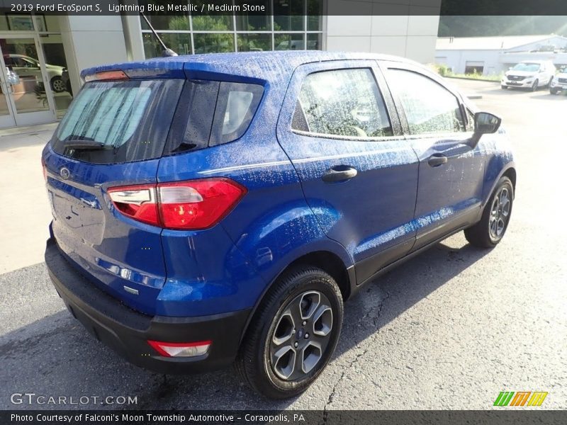 Lightning Blue Metallic / Medium Stone 2019 Ford EcoSport S