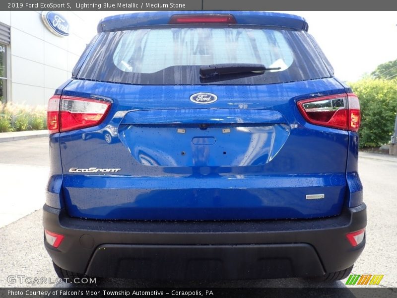 Lightning Blue Metallic / Medium Stone 2019 Ford EcoSport S
