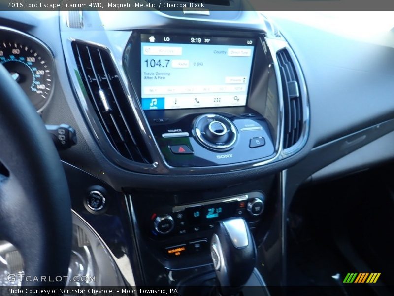Magnetic Metallic / Charcoal Black 2016 Ford Escape Titanium 4WD
