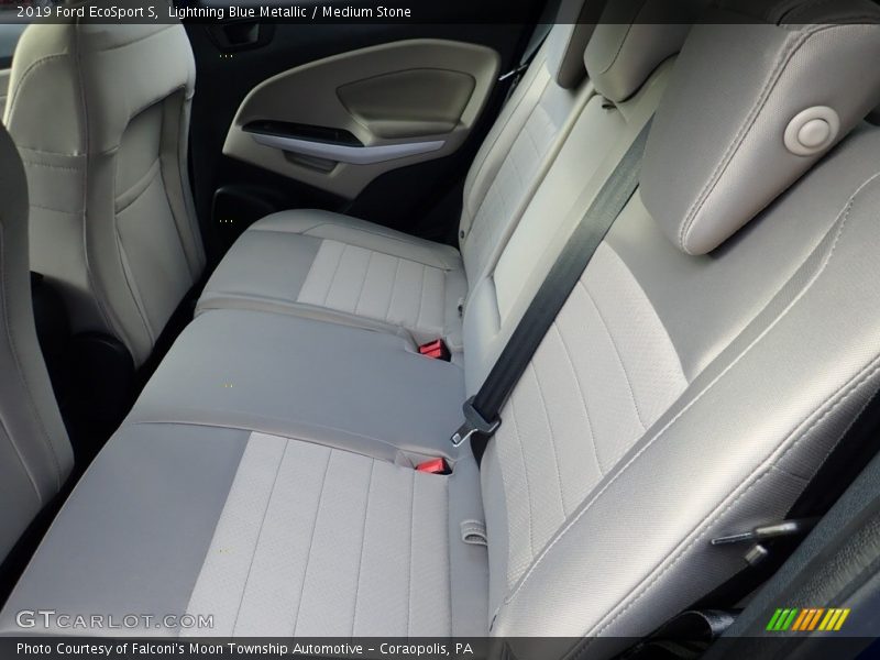 Lightning Blue Metallic / Medium Stone 2019 Ford EcoSport S