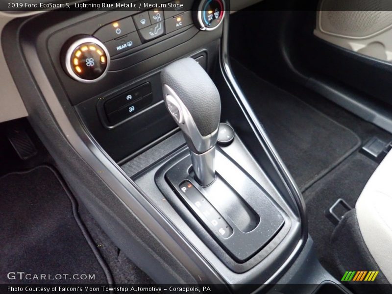 Lightning Blue Metallic / Medium Stone 2019 Ford EcoSport S