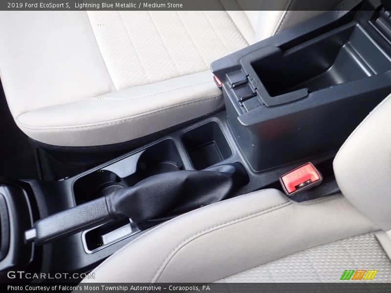 Lightning Blue Metallic / Medium Stone 2019 Ford EcoSport S
