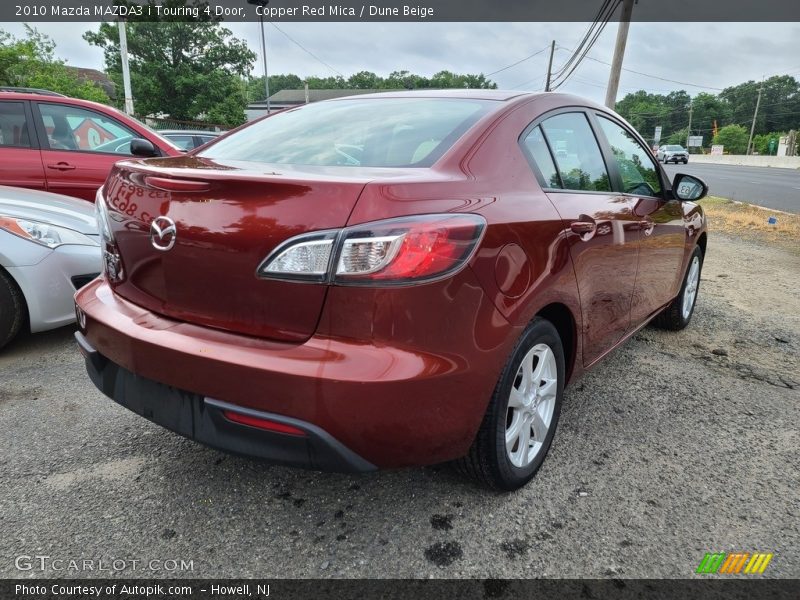 Copper Red Mica / Dune Beige 2010 Mazda MAZDA3 i Touring 4 Door