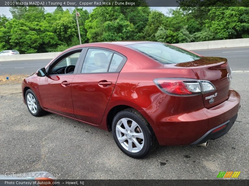 Copper Red Mica / Dune Beige 2010 Mazda MAZDA3 i Touring 4 Door