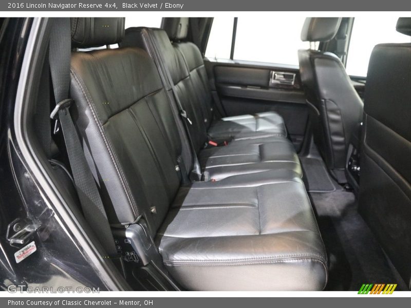 Rear Seat of 2016 Navigator Reserve 4x4