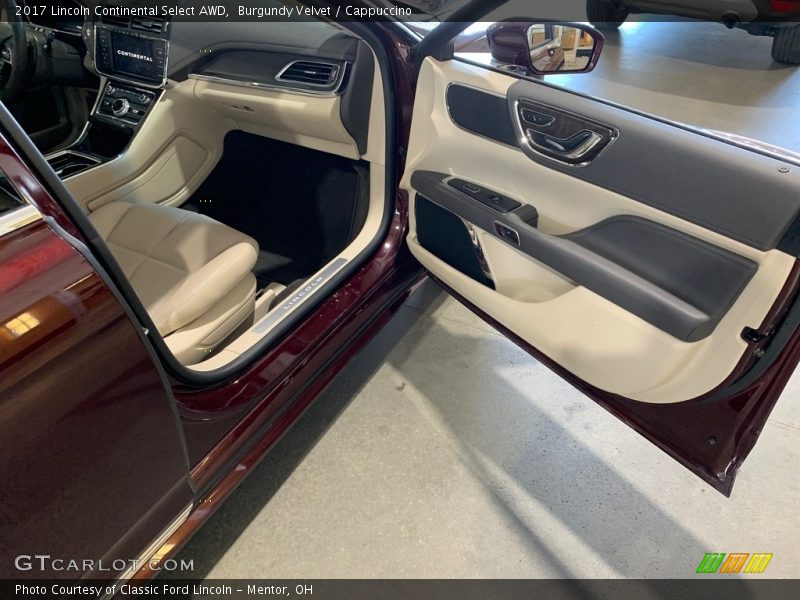Burgundy Velvet / Cappuccino 2017 Lincoln Continental Select AWD