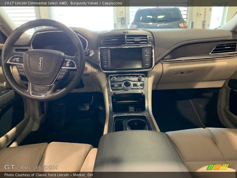Burgundy Velvet / Cappuccino 2017 Lincoln Continental Select AWD